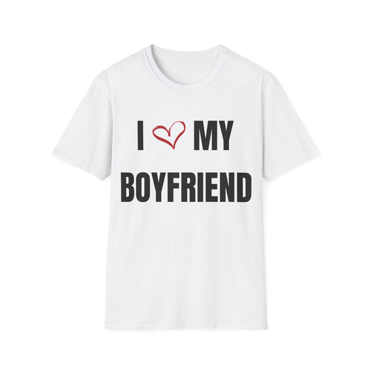 'I love my boyfriend' Softstyle T-Shirt
