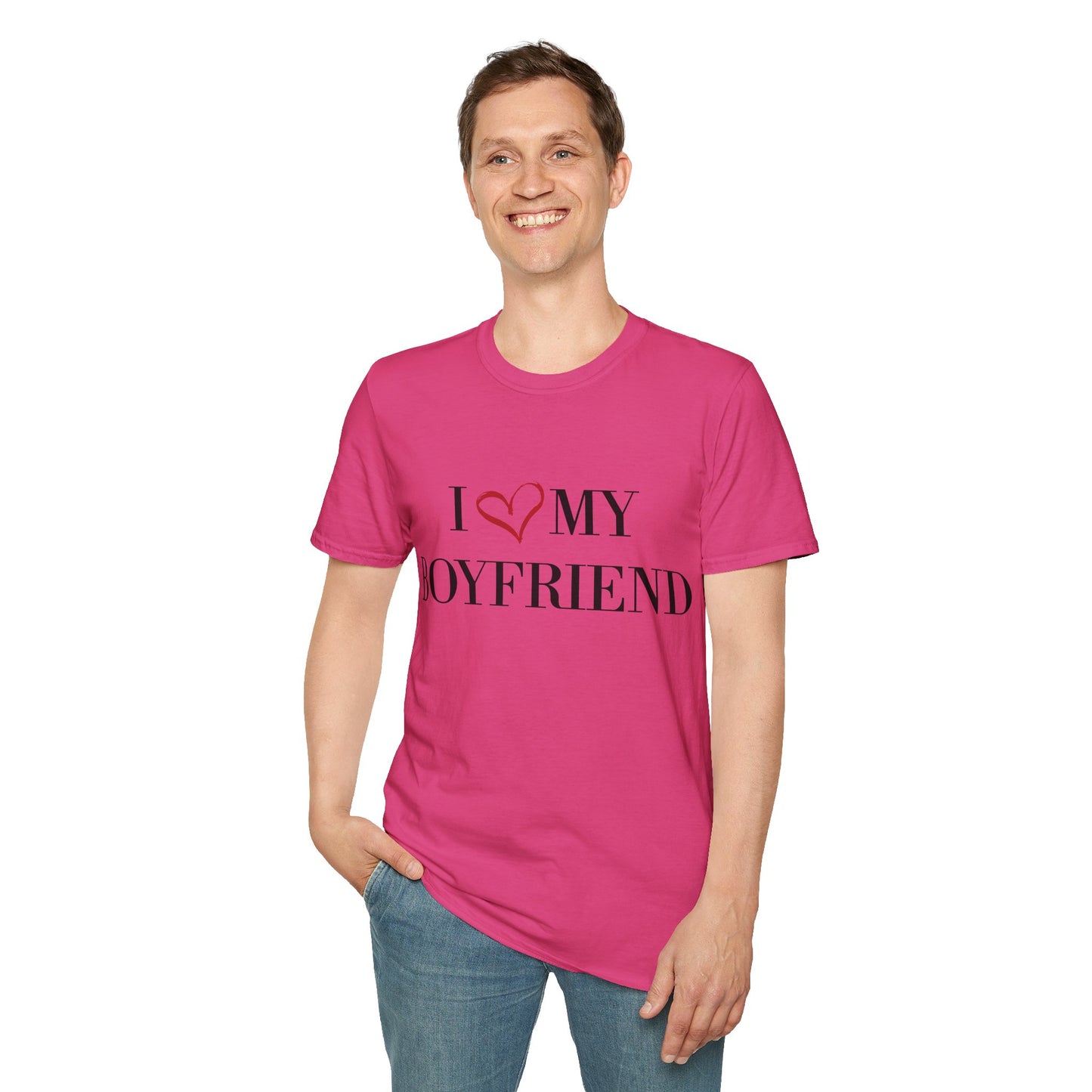 'I love my boyfriend' Softstyle T-Shirt