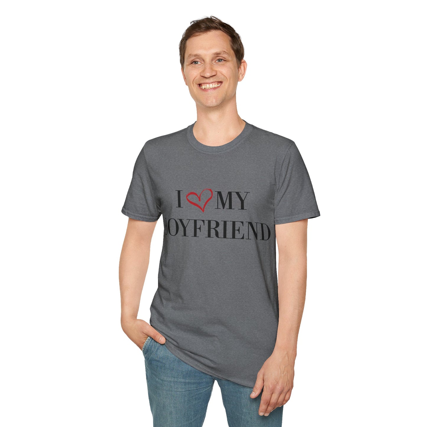 'I love my boyfriend' Softstyle T-Shirt